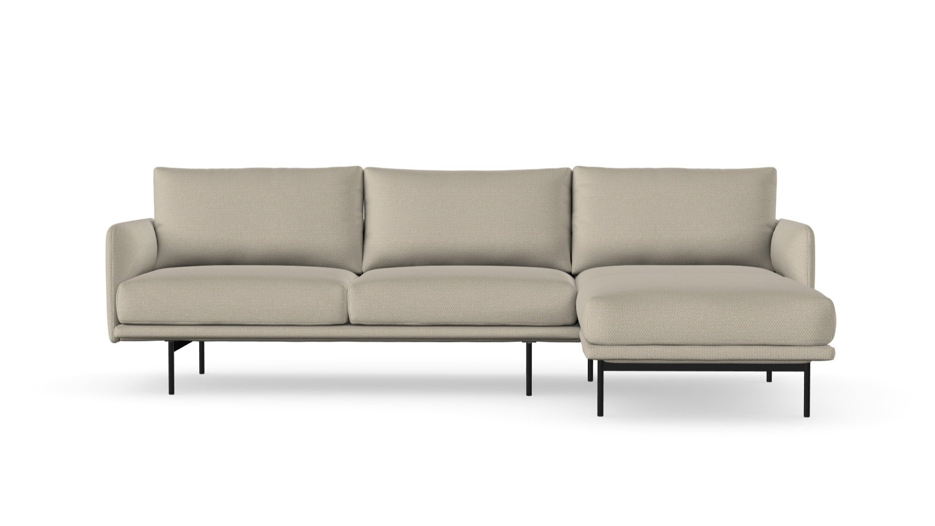 Sofa Uma z szezlongiem, lewa