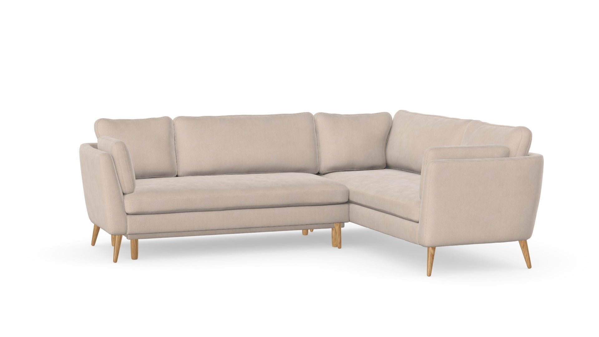 Jane Corner sofa with sleeping function, left