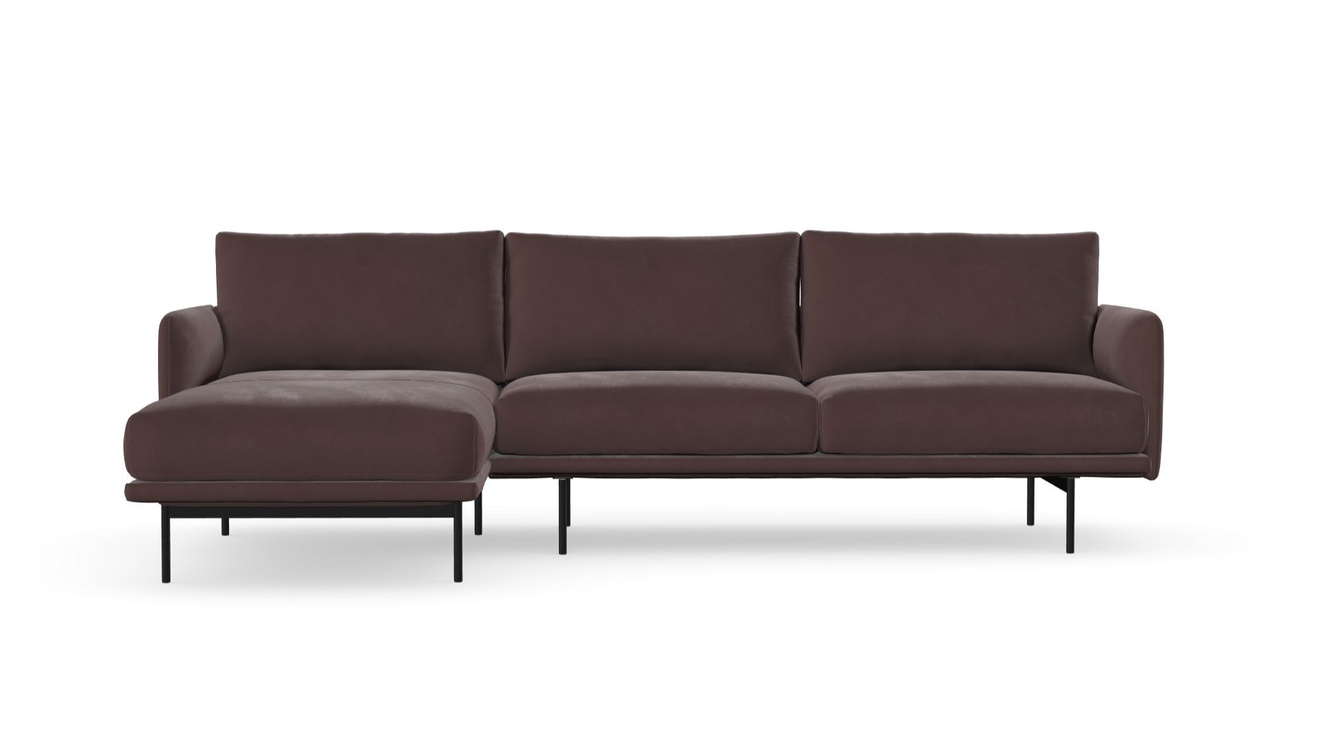 Uma sofa with chaise longue, right