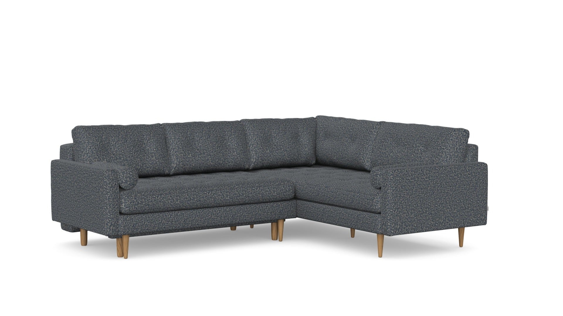 Esme Corner sofabed quilted, left