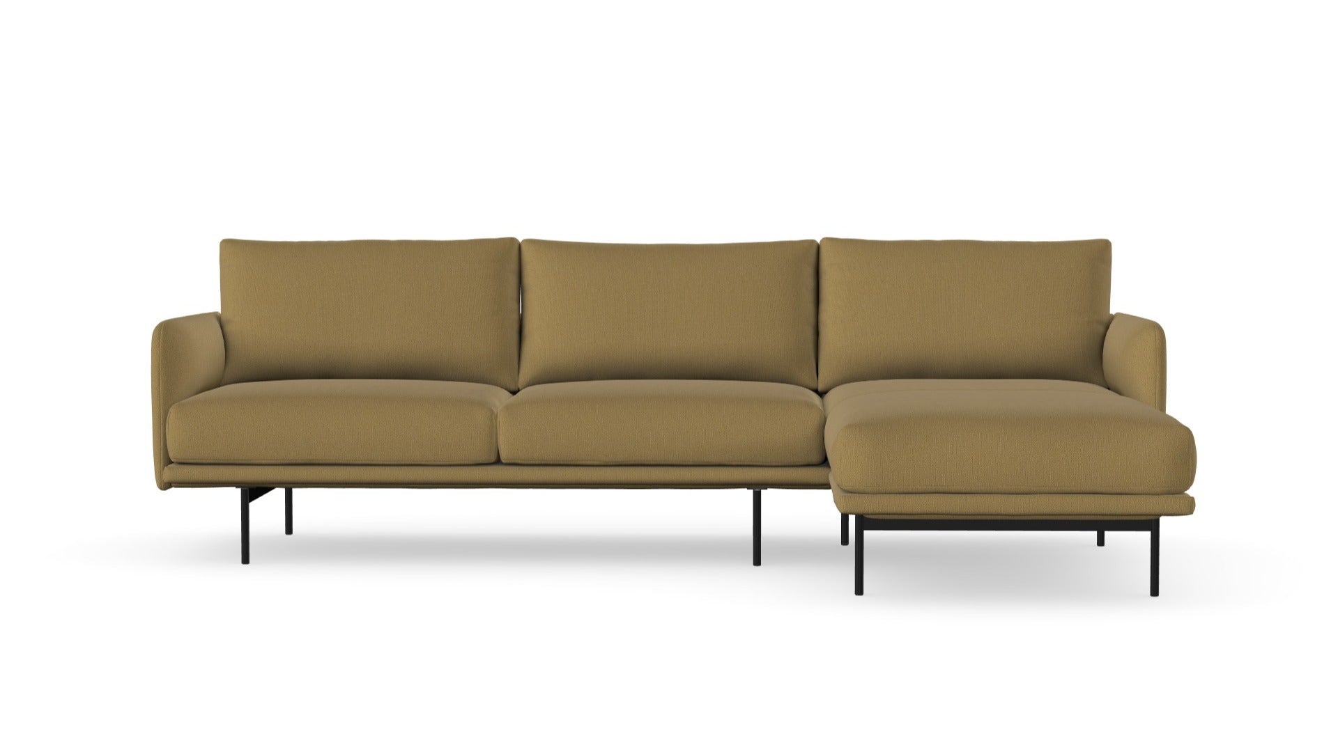 Uma sofa with chaise longue, left
