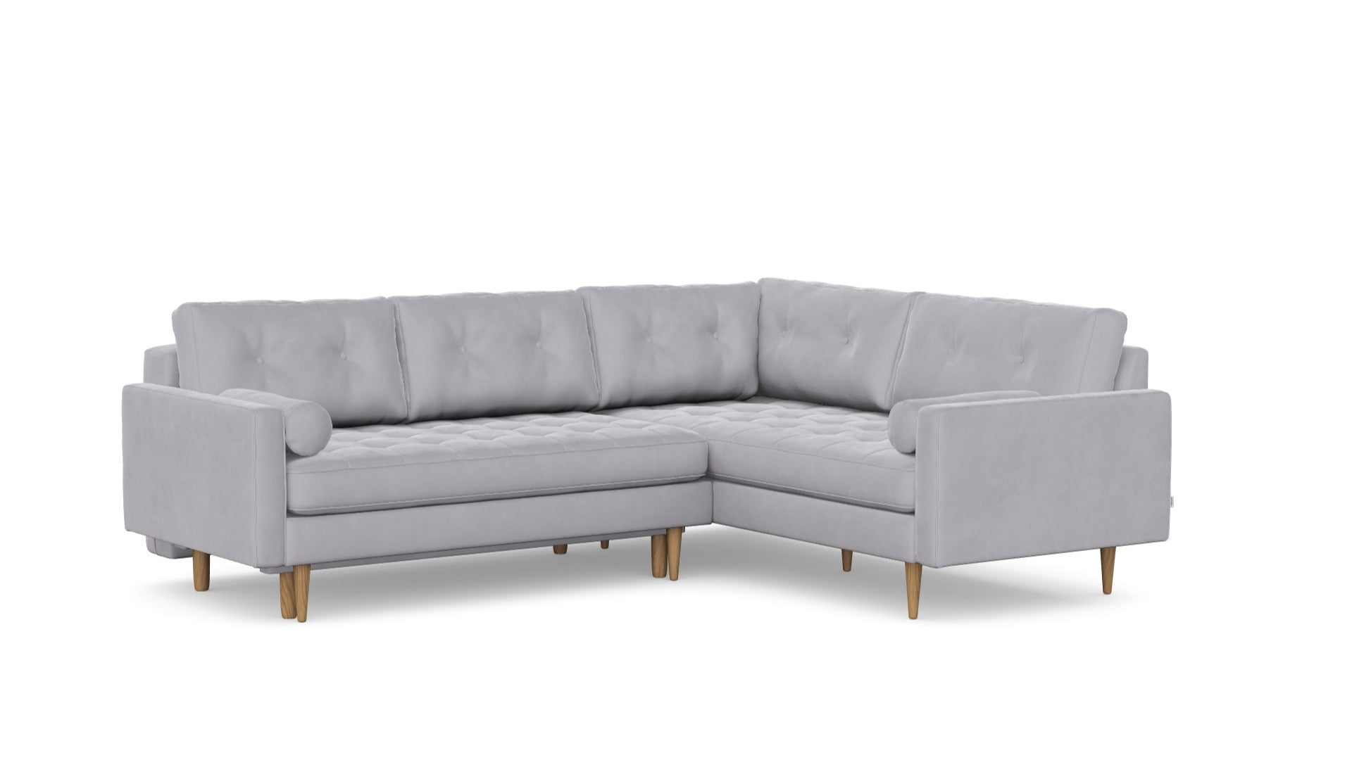 Esme Corner sofabed quilted, left