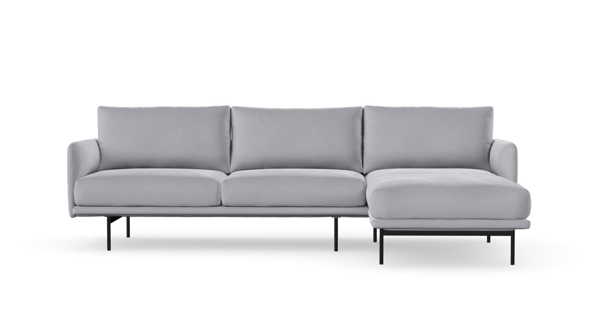 Uma sofa with chaise longue, left