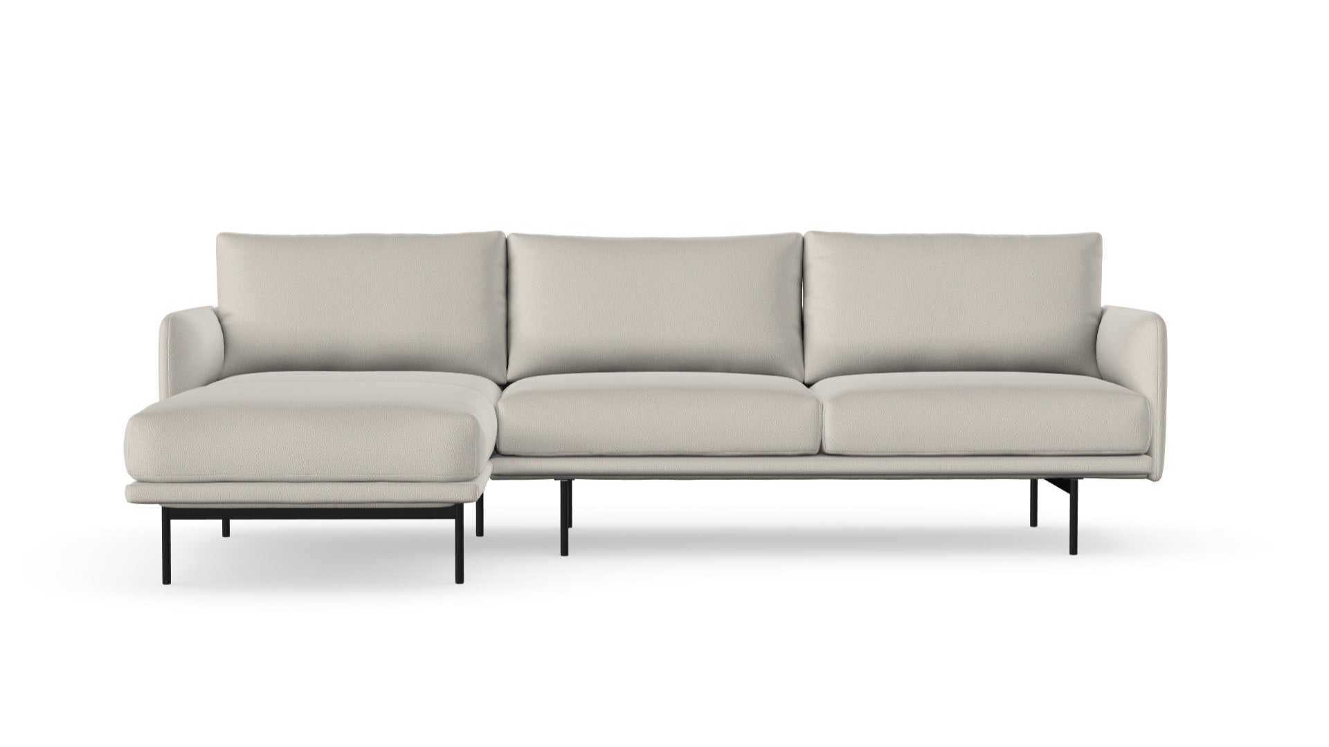 Uma sofa with chaise longue, right