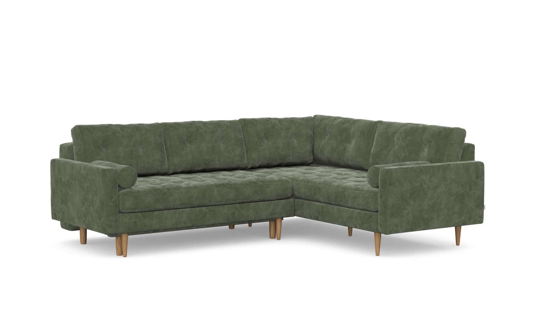Esme Corner sofabed quilted, left