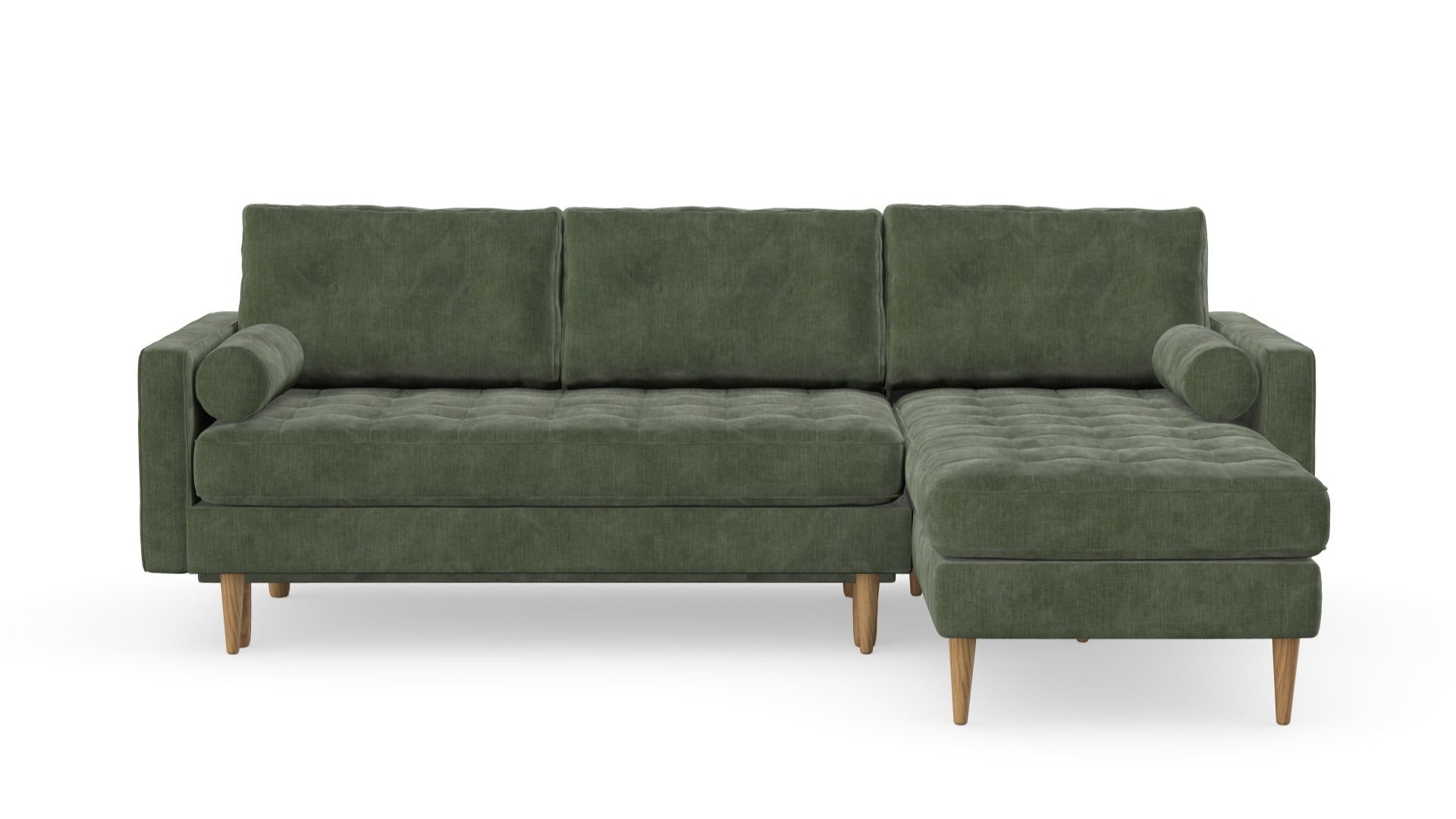 Esme quilted sofabed with a chaise longue