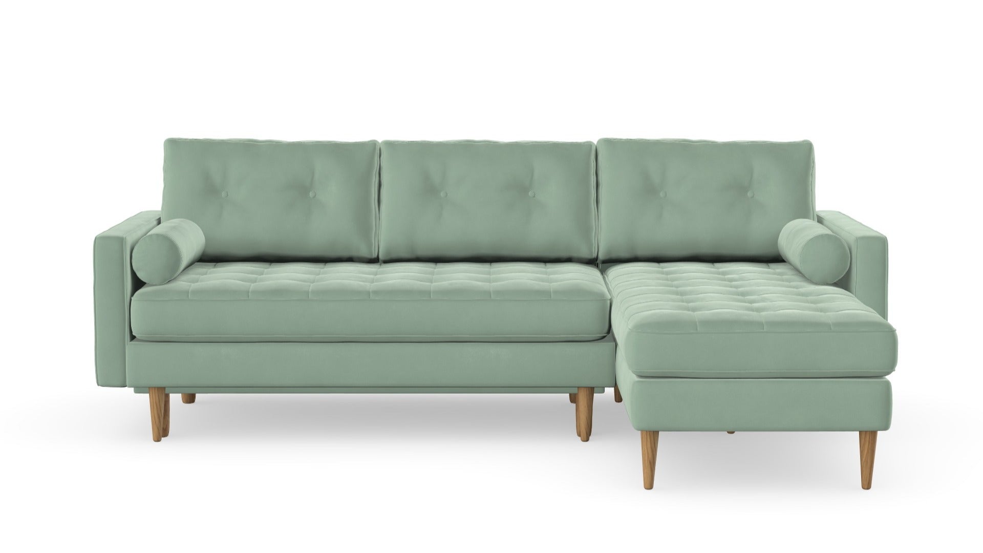 Esme quilted sofabed with a chaise longue