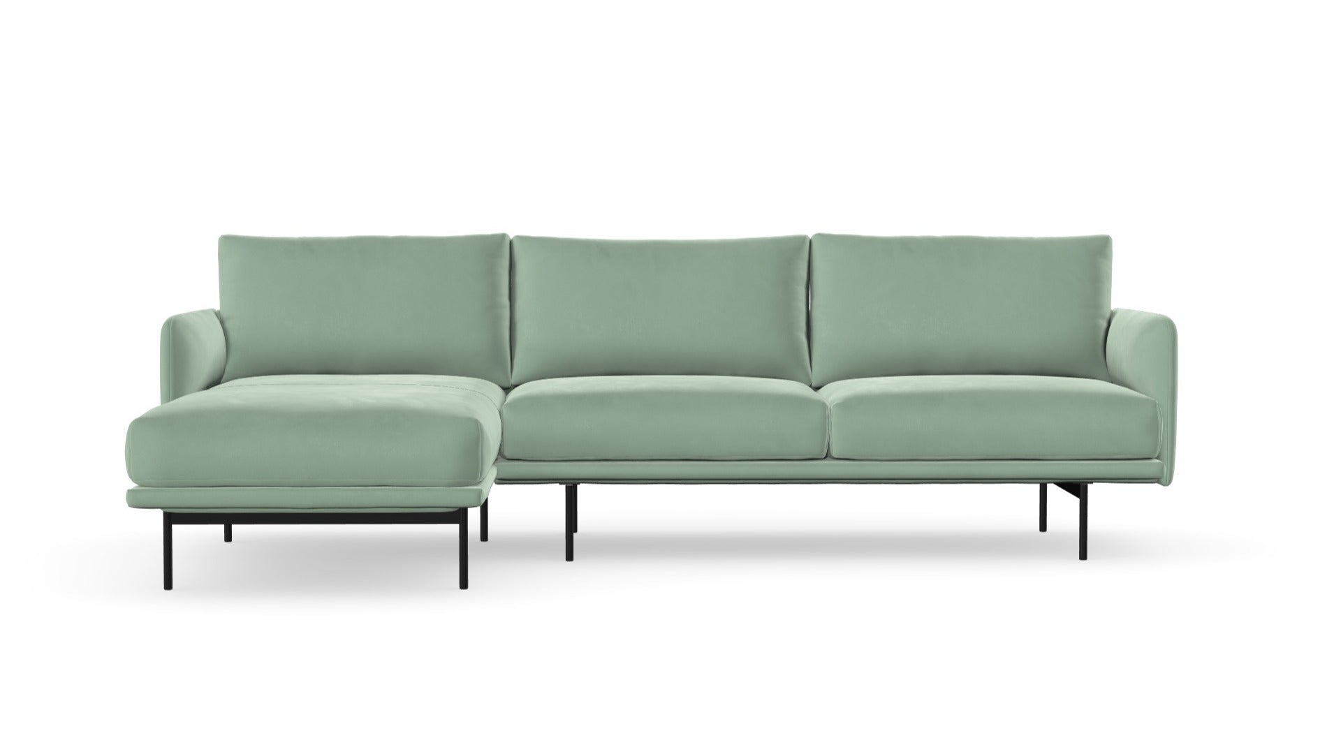 Uma sofa with chaise longue, right