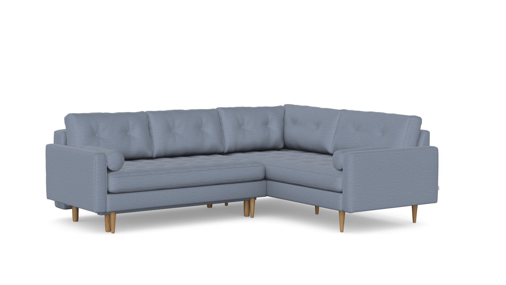 Esme Corner sofabed quilted, left