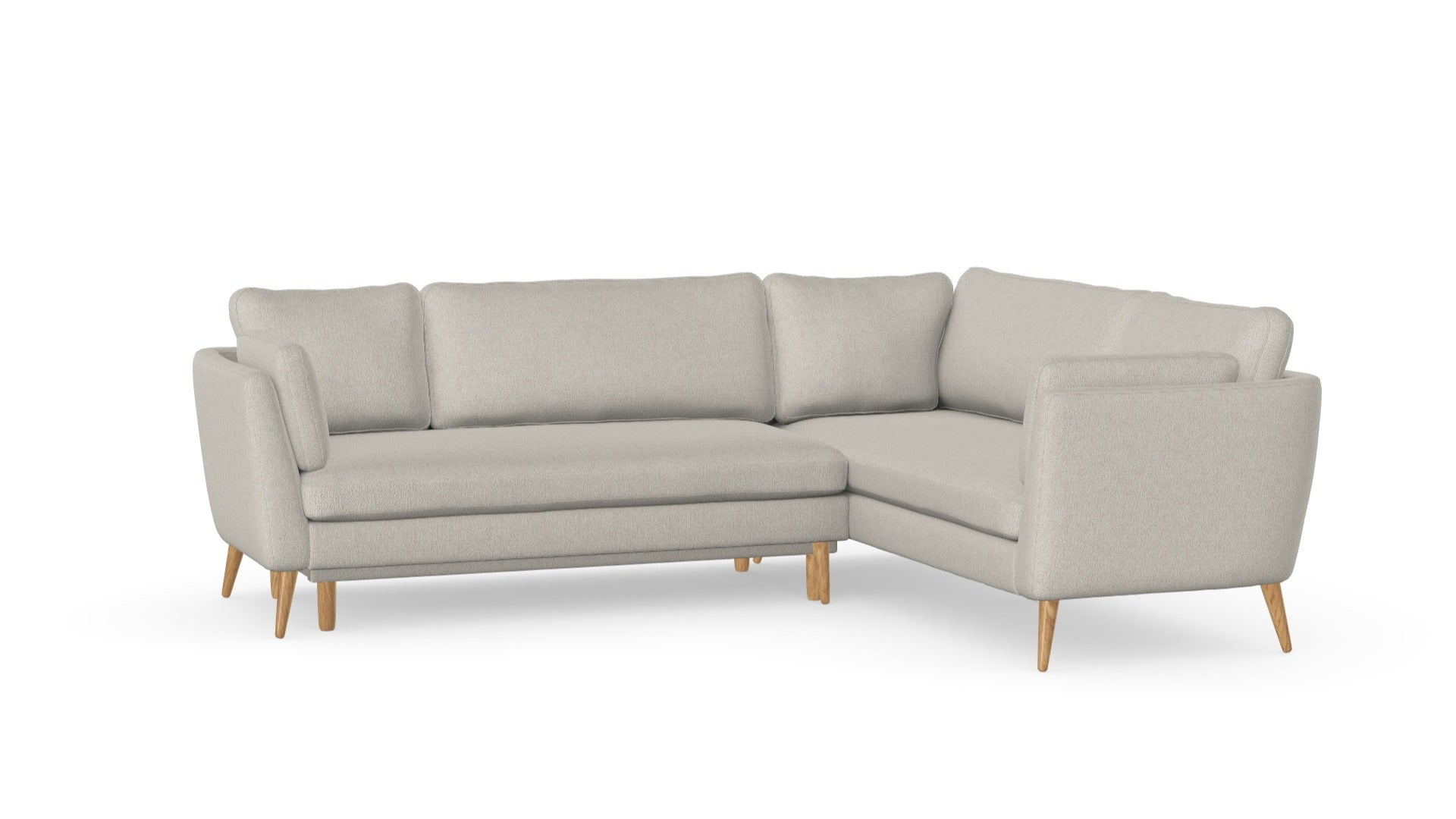 Jane Corner sofa with sleeping function, left