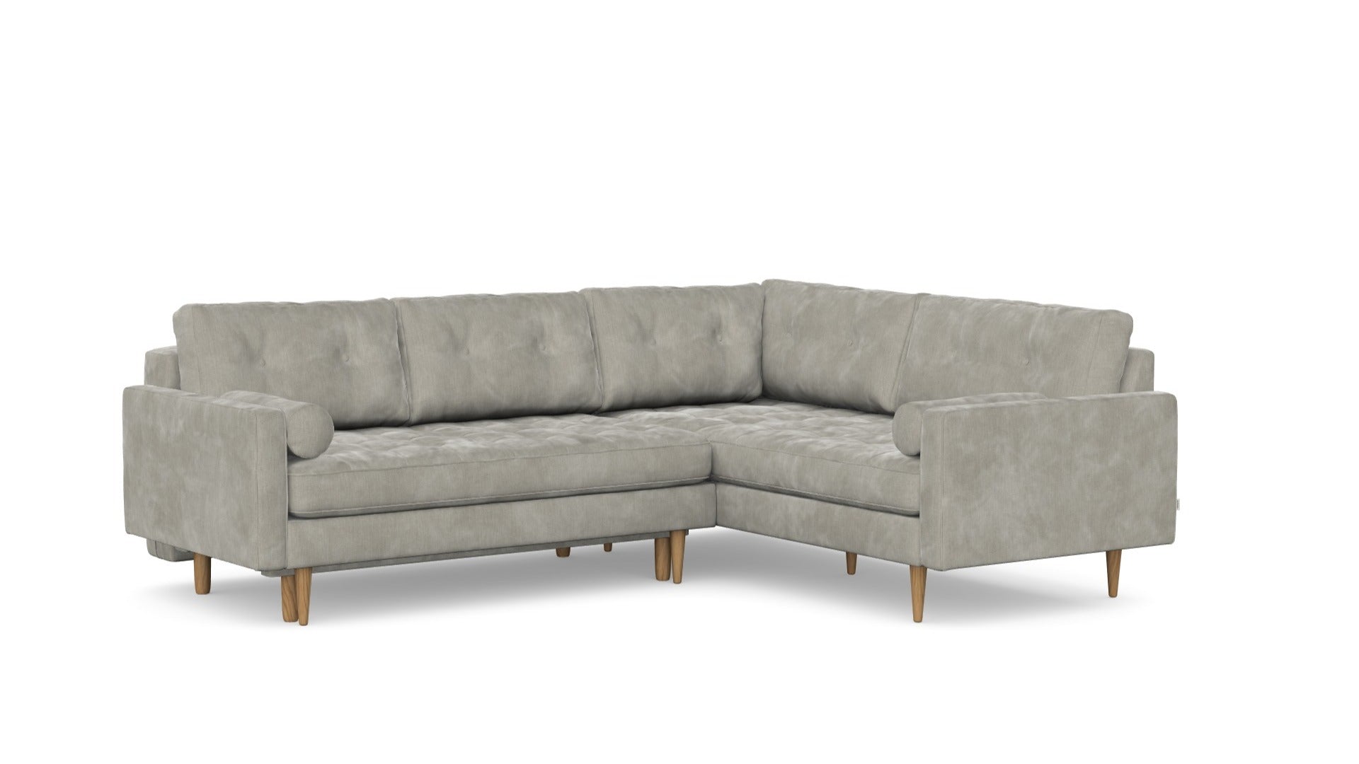 Esme Corner sofabed quilted, left