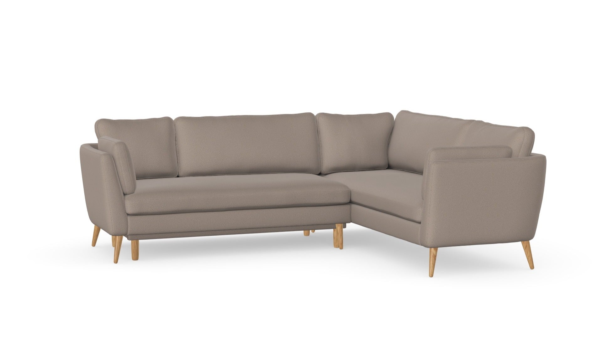 Jane Corner sofa with sleeping function, left