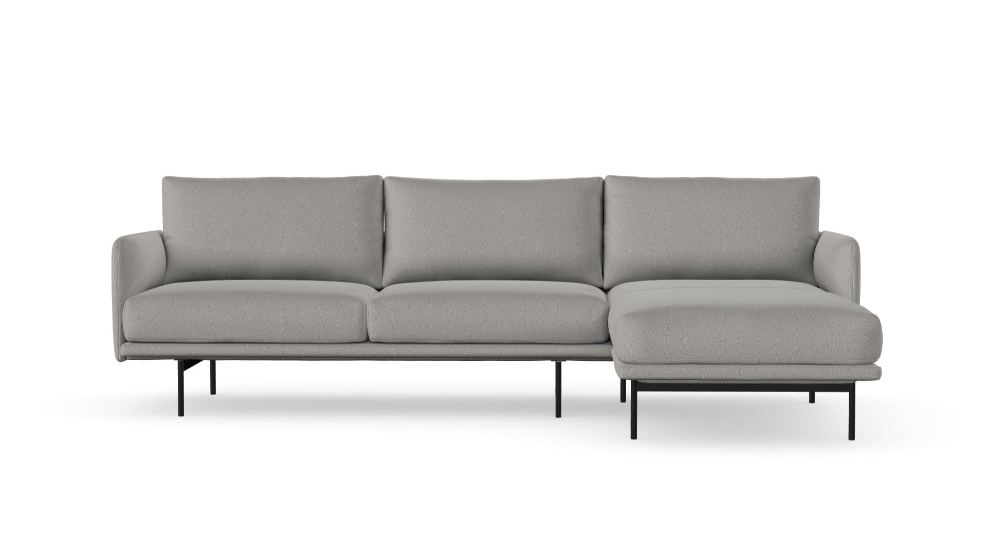 Uma sofa with chaise longue, left