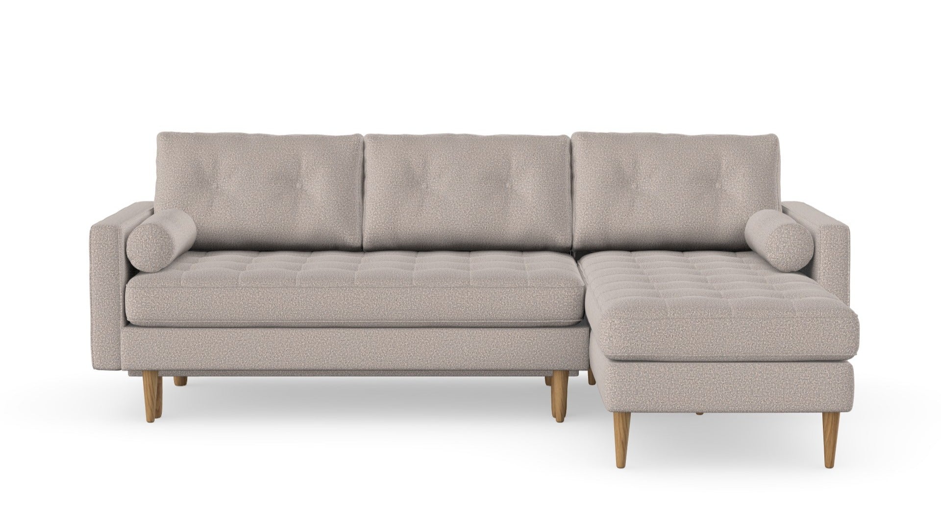 Esme quilted sofabed with a chaise longue