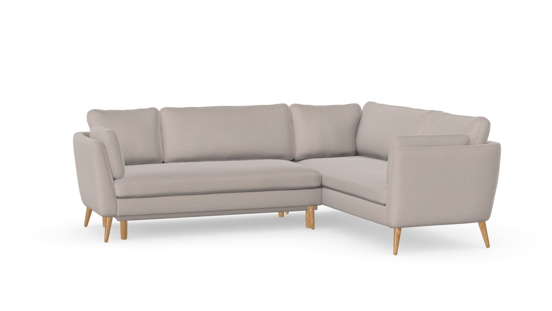 Jane Corner sofa with sleeping function, left