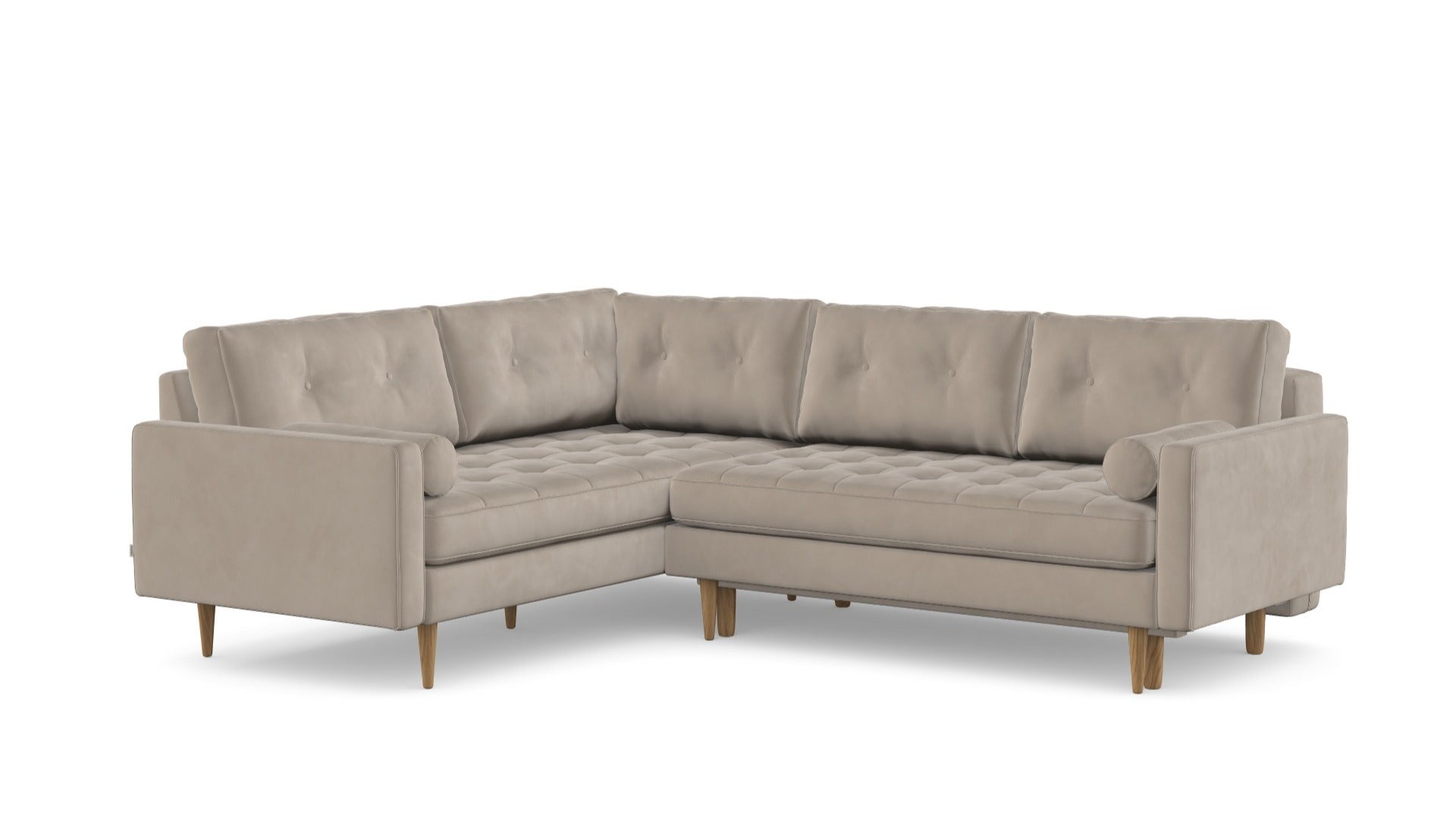 Esme Corner sofabed quilted, right
