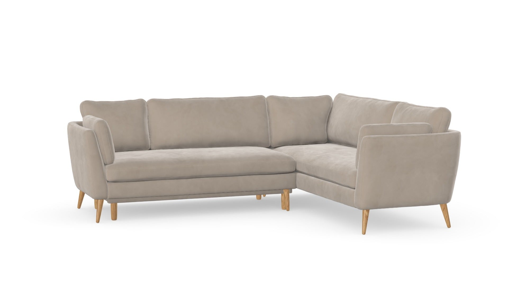 Jane Corner sofa with sleeping function, left