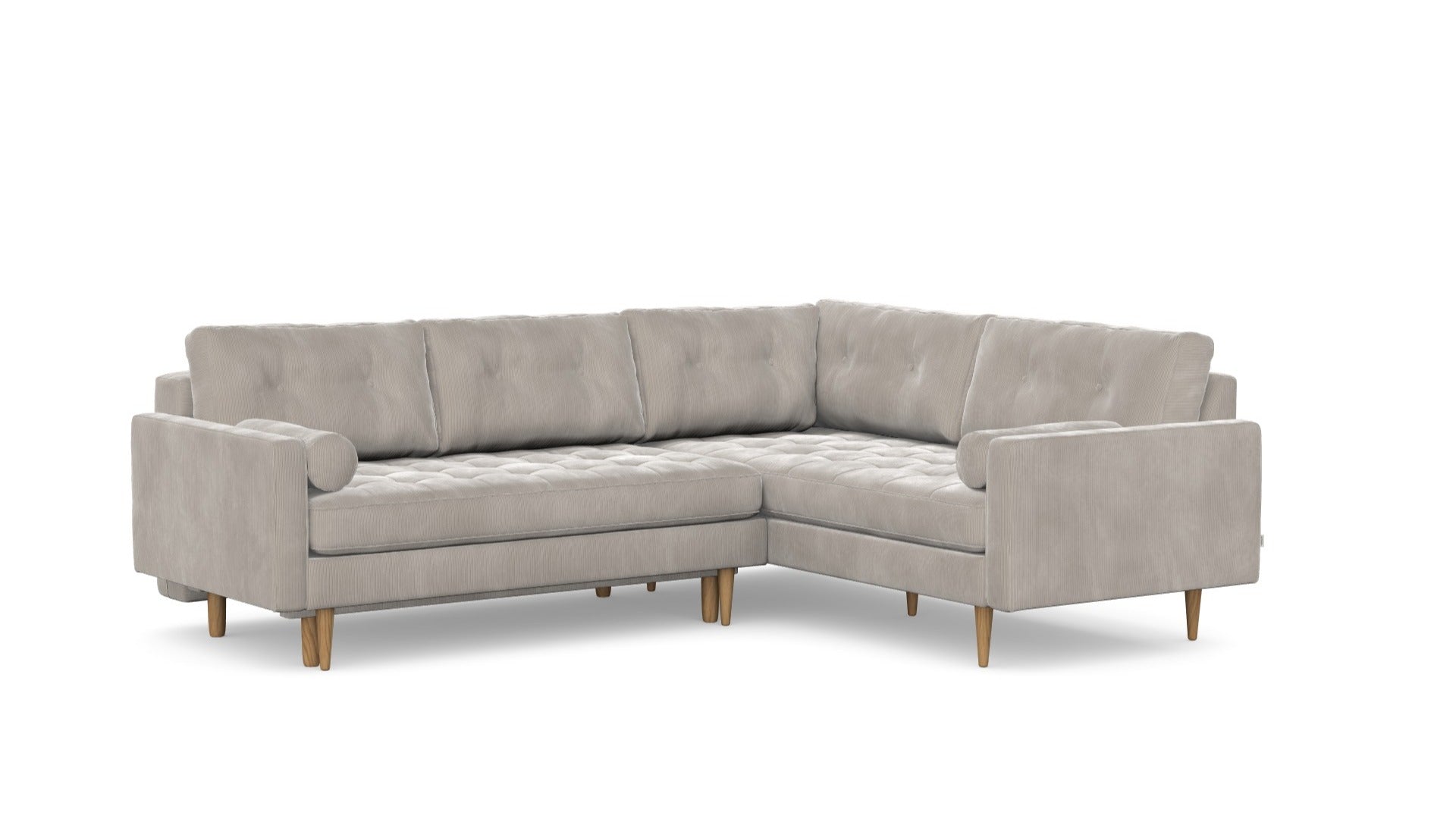 Esme Corner sofabed quilted, left