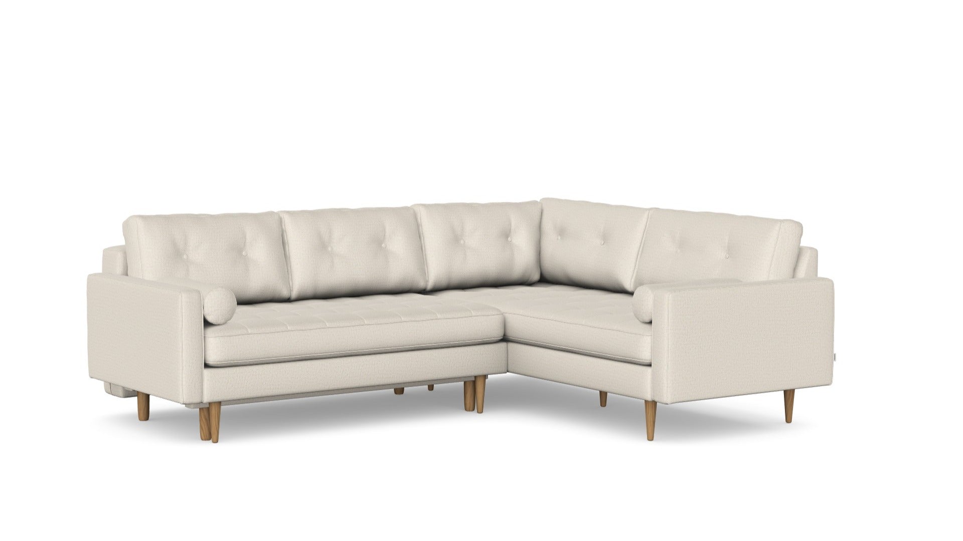 Esme Corner sofabed quilted, left