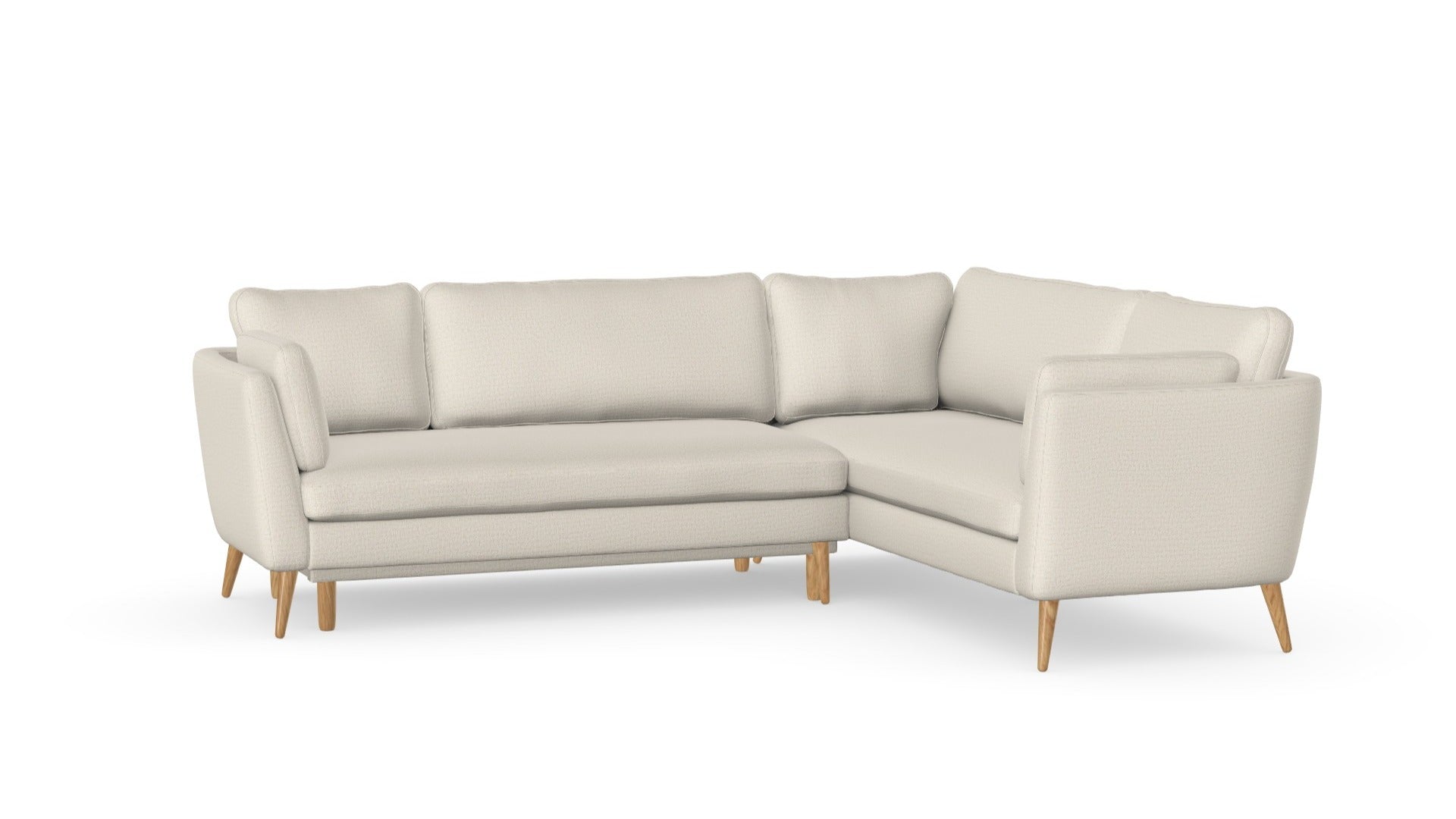 Jane Corner sofa with sleeping function, left