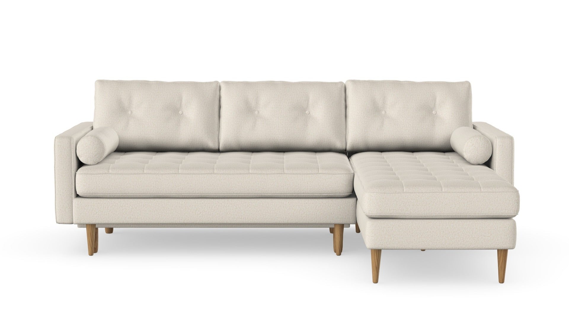 Esme quilted sofabed with a chaise longue