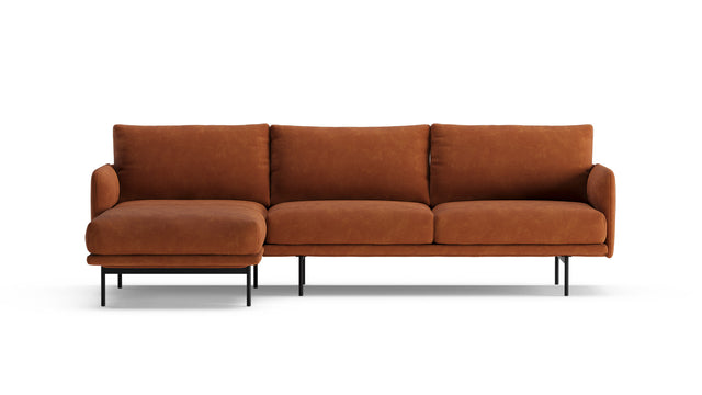 Sofa Uma z szezlongiem, prawa