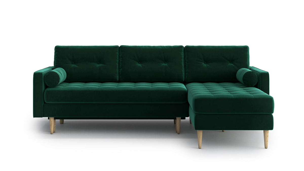 Esme gesteppt Schlafsofa mit Chaiselongue