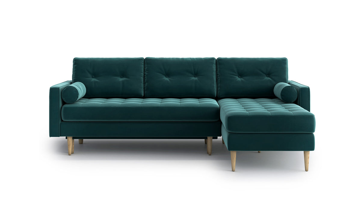 Esme gesteppt Schlafsofa mit Chaiselongue