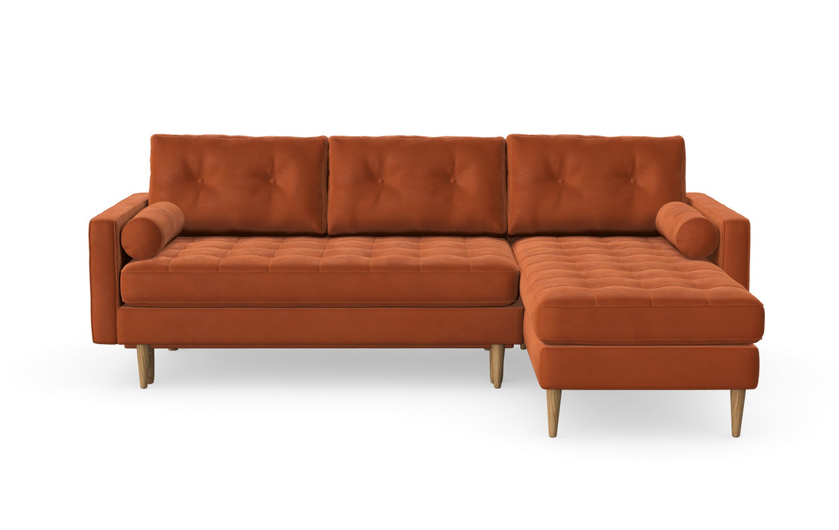 Esme quilted sofabed with a chaise longue