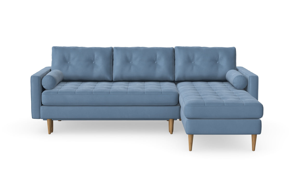 Esme quilted sofabed with a chaise longue