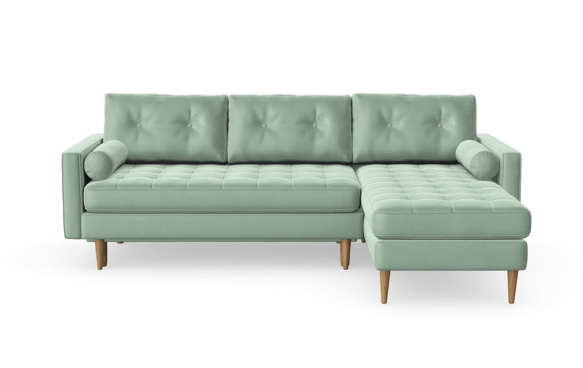 Esme quilted sofabed with a chaise longue