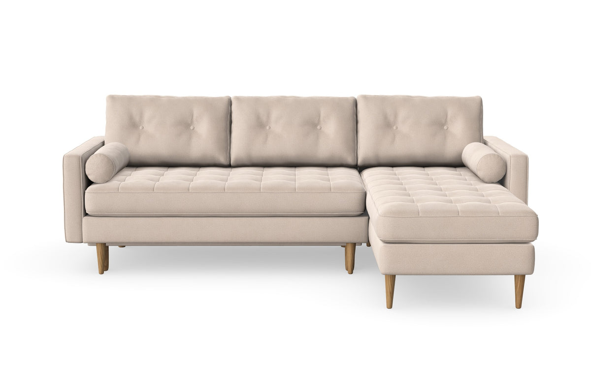 Esme gesteppt Schlafsofa mit Chaiselongue