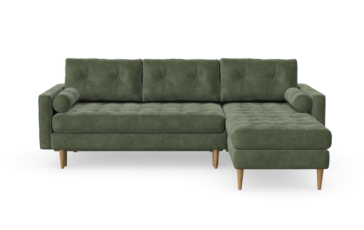 Esme gesteppt Schlafsofa mit Chaiselongue