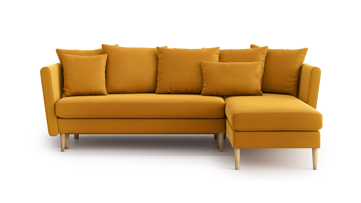 Joleen Schlafsofa mit Chaiselongue