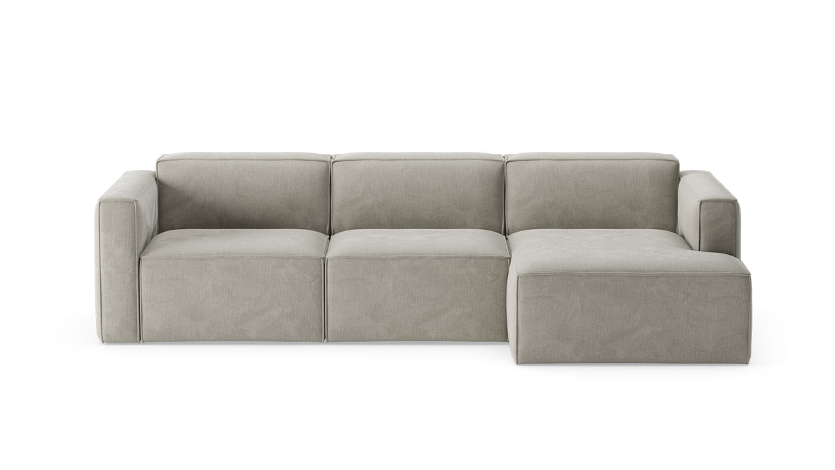Slay sofa with chaise longue, left
