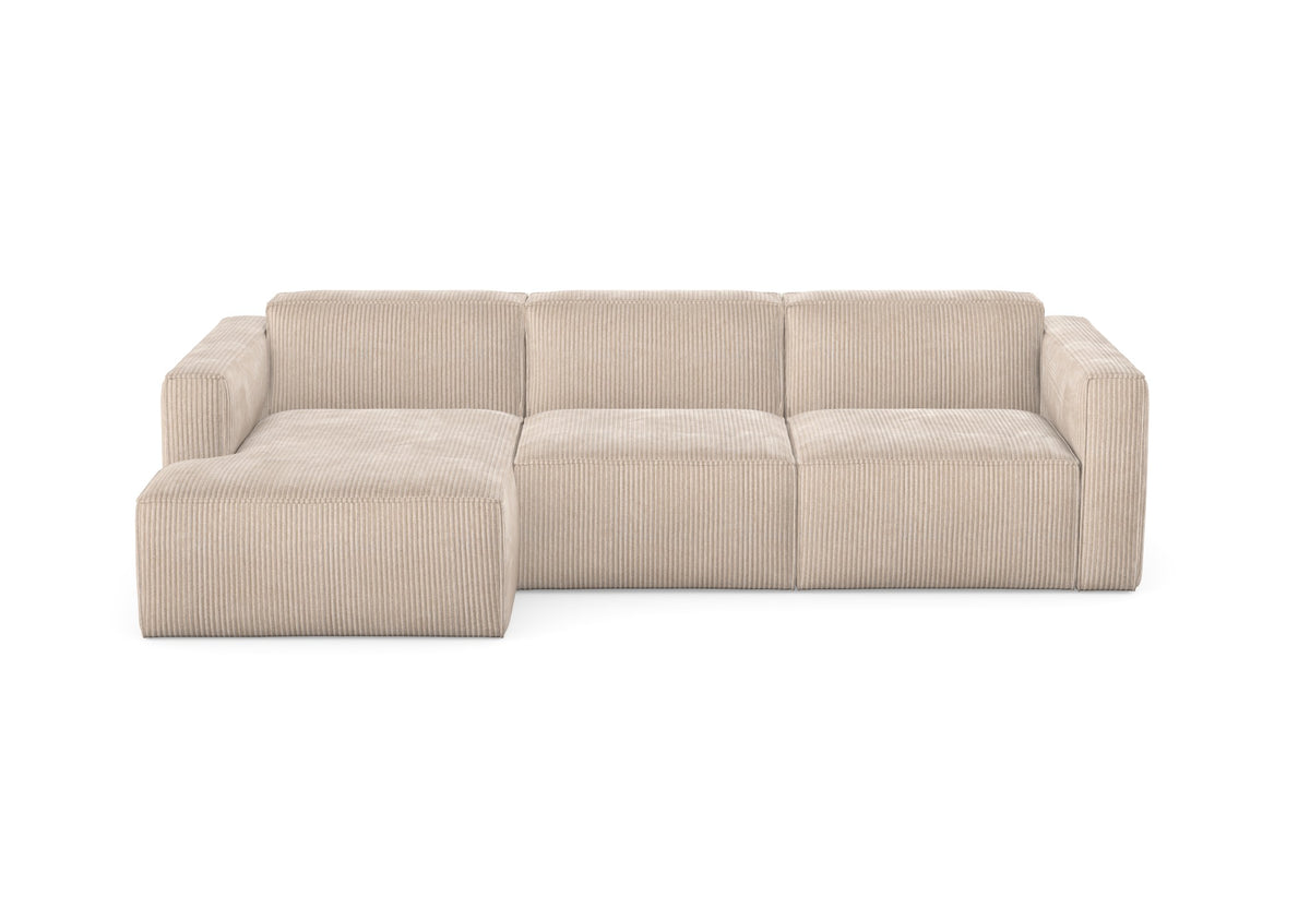 Slay sofa with chaise longue, right