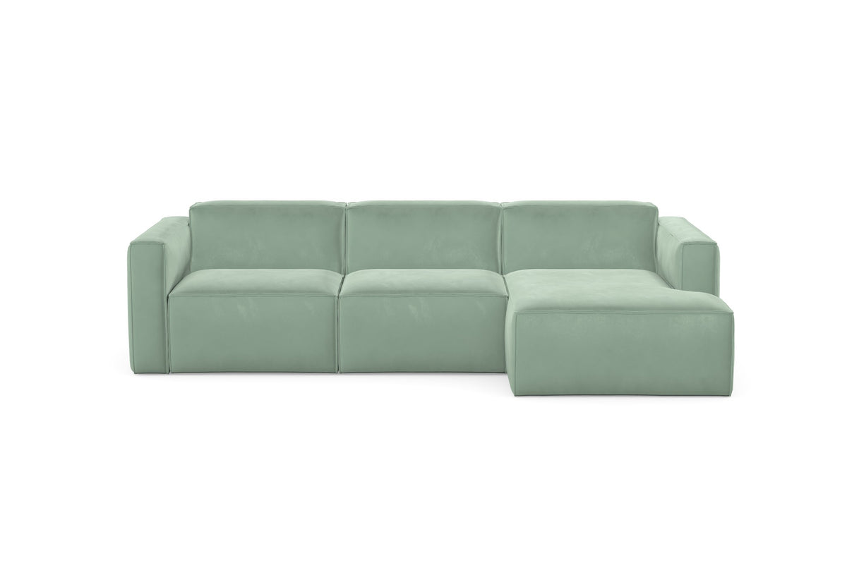 Slay sofa with chaise longue, left