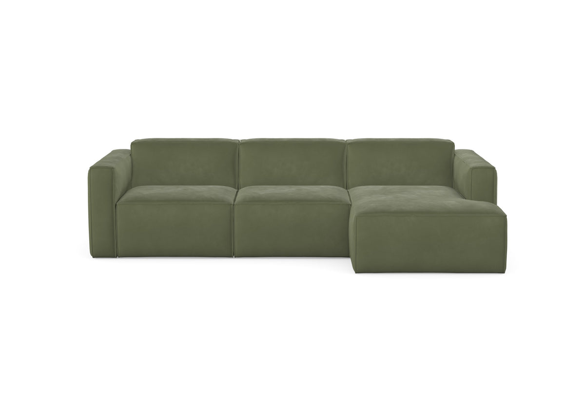 Slay sofa with chaise longue, left