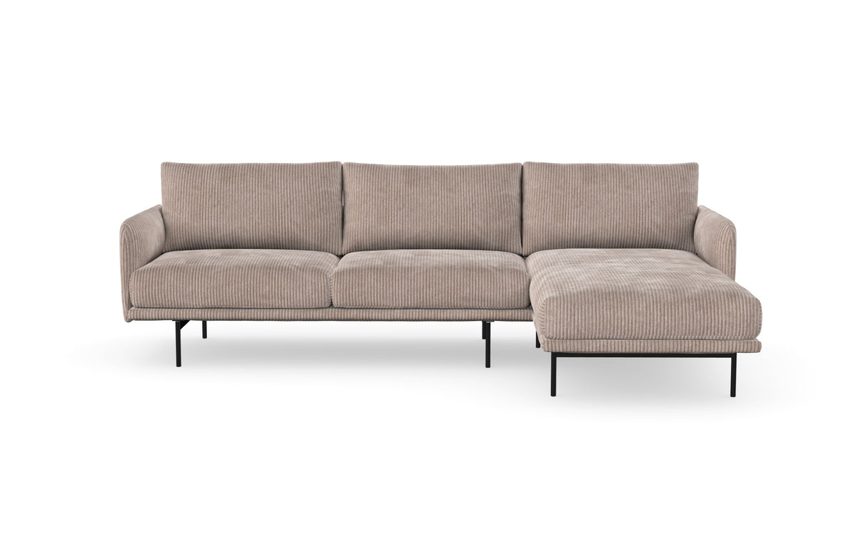 Uma sofa with chaise longue, left