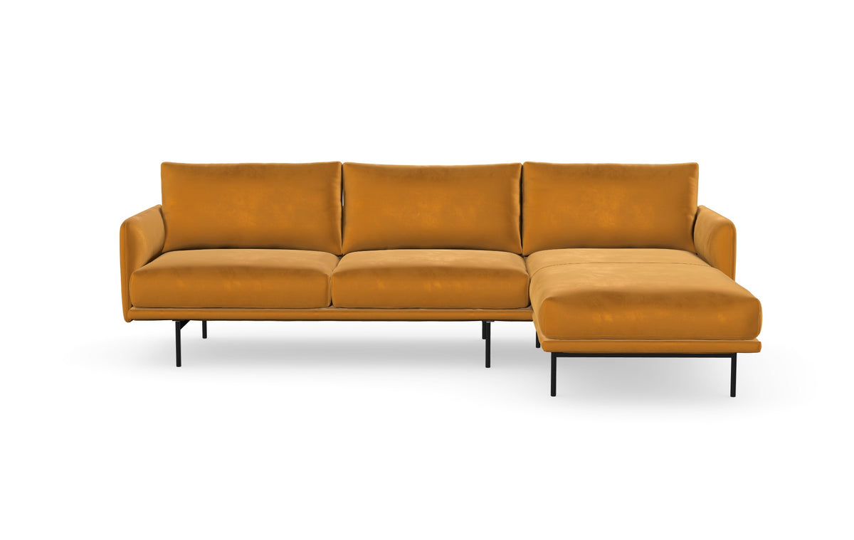 Uma sofa with chaise longue, left