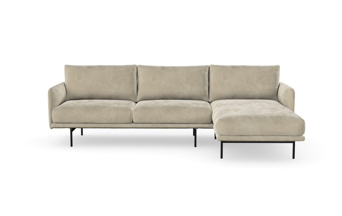 Sofa Uma z szezlongiem, lewa