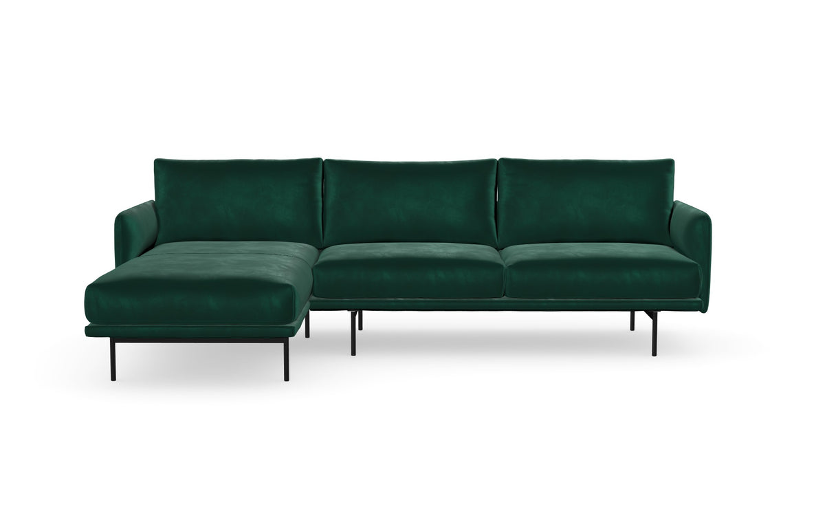 Sofa Uma z szezlongiem, prawa