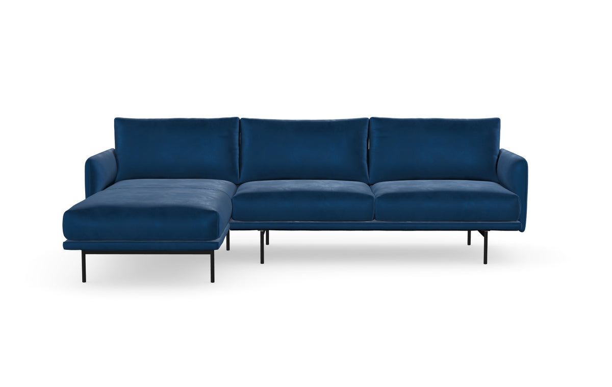 Sofa Uma z szezlongiem, prawa