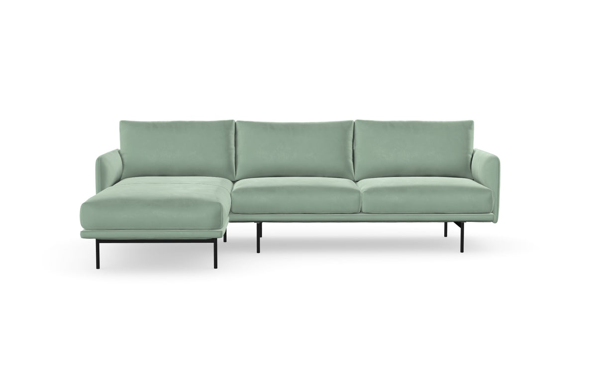 Sofa Uma z szezlongiem, prawa