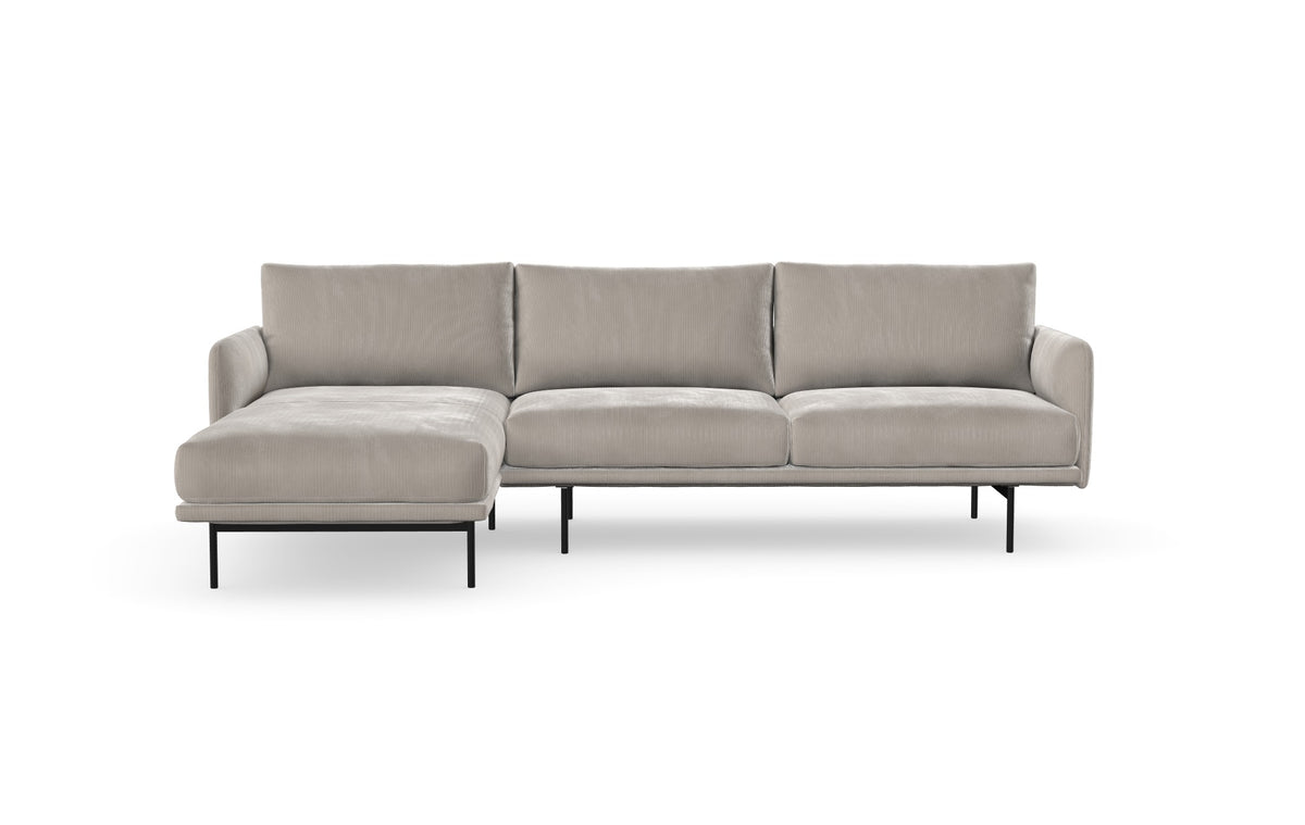 Sofa Uma z szezlongiem, prawa
