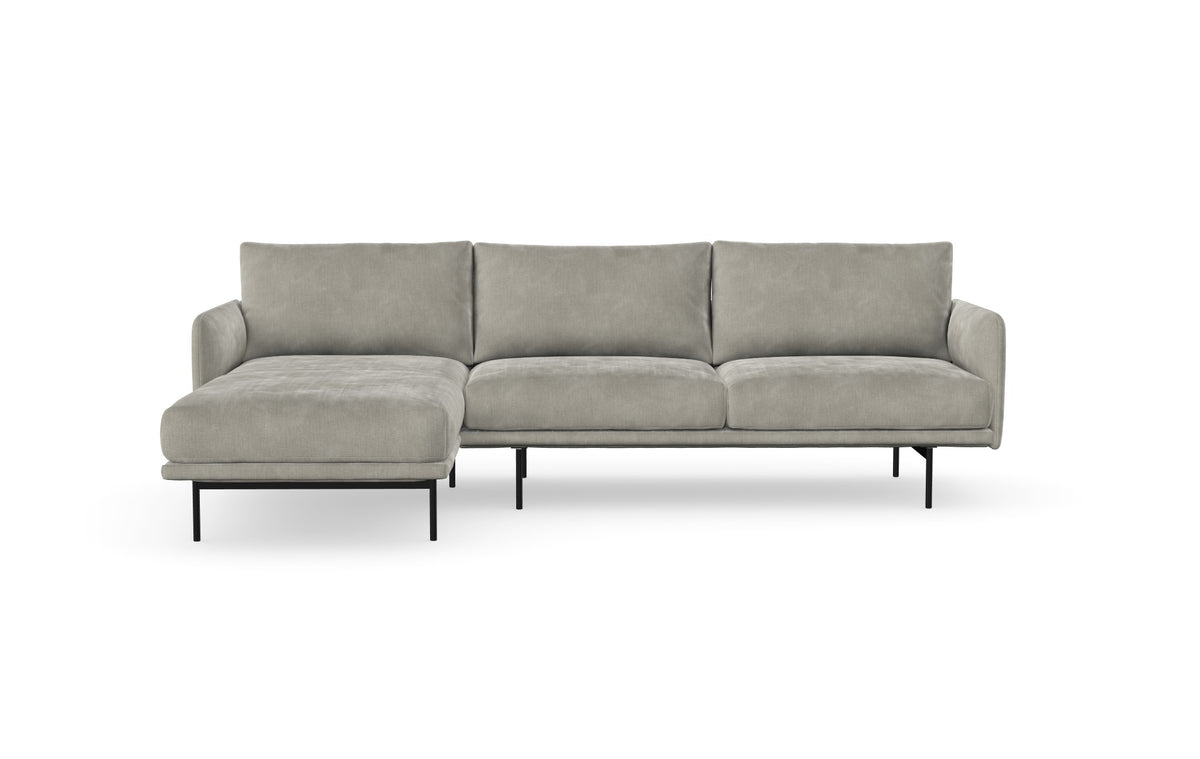 Sofa Uma z szezlongiem, prawa